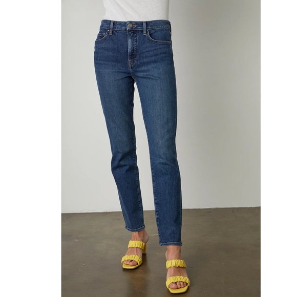 Velvet by Graham and Spencer - Victoria Hi Rise Straight Leg Jean 24 - Picture 1 of 5